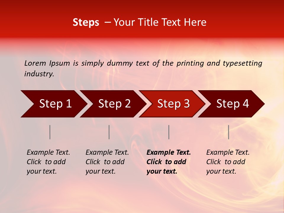 Magical Fiery Background PowerPoint Template