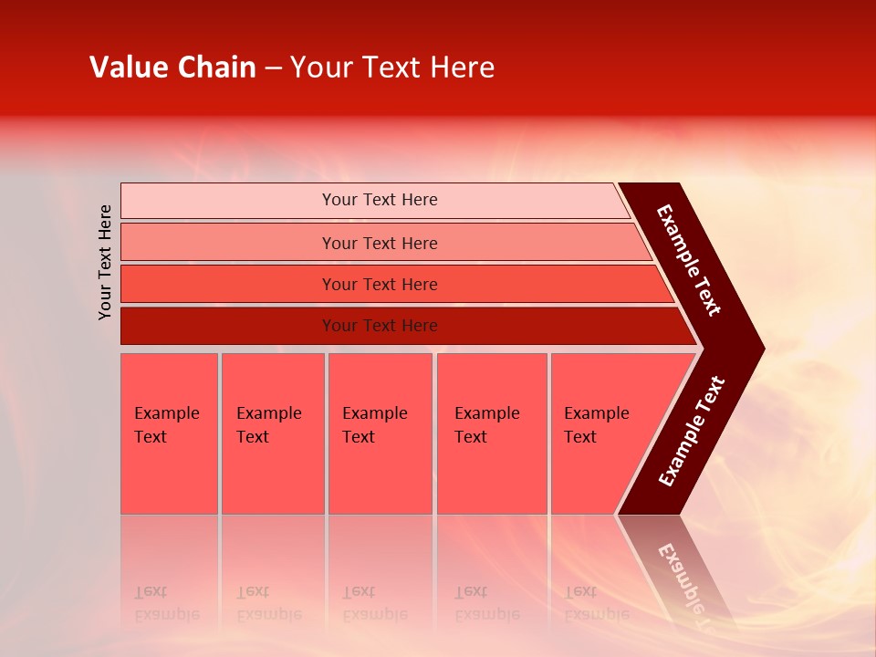 Magical Fiery Background PowerPoint Template