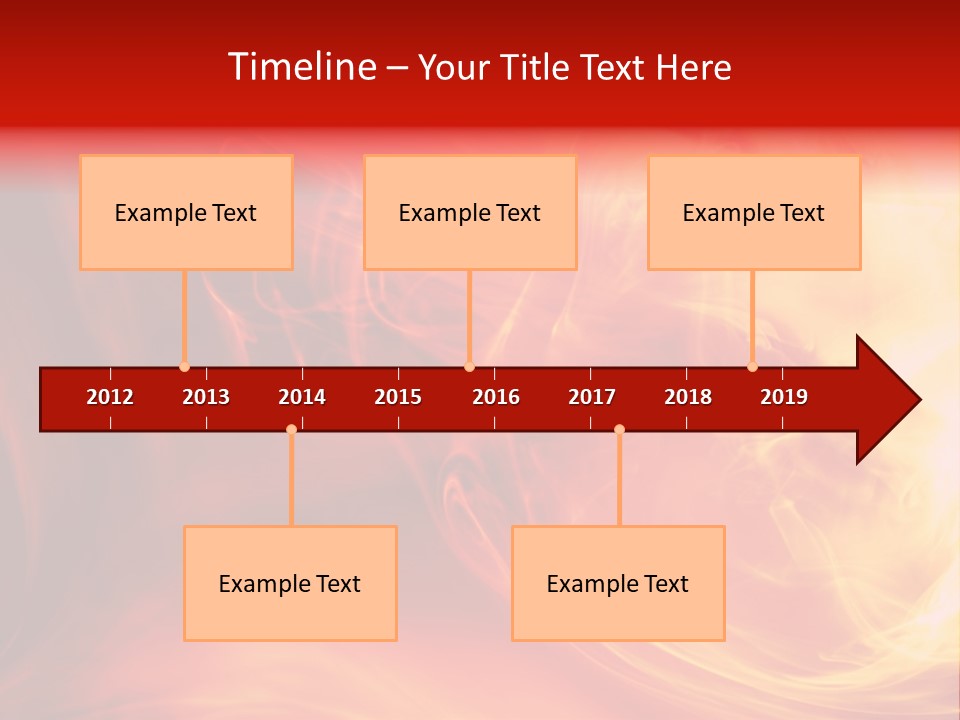 Magical Fiery Background PowerPoint Template