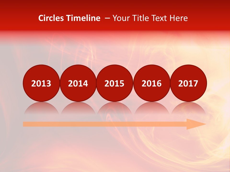 Magical Fiery Background PowerPoint Template