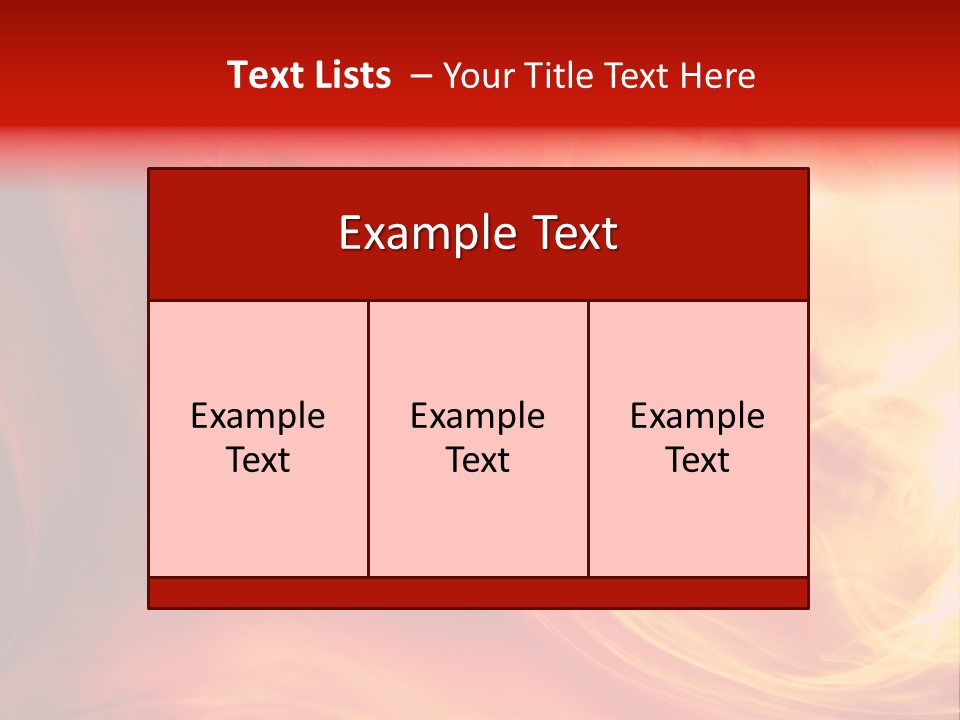 Magical Fiery Background PowerPoint Template