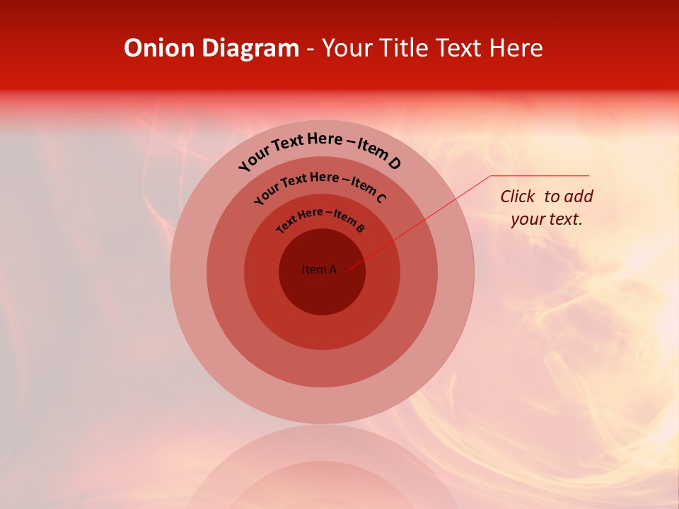 Magical Fiery Background PowerPoint Template