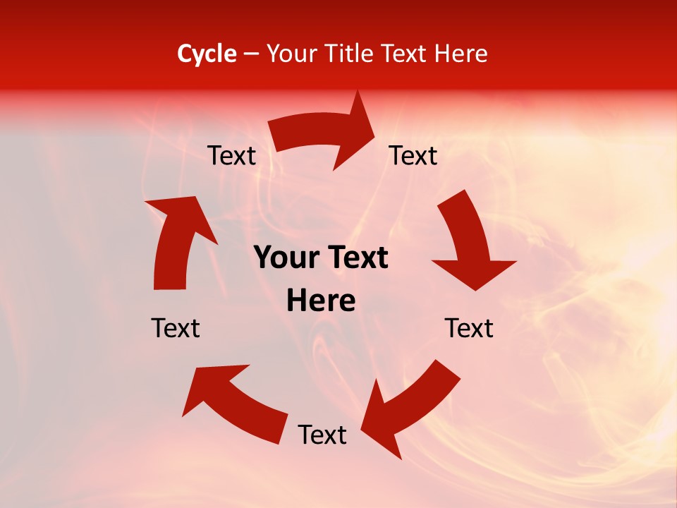 Magical Fiery Background PowerPoint Template