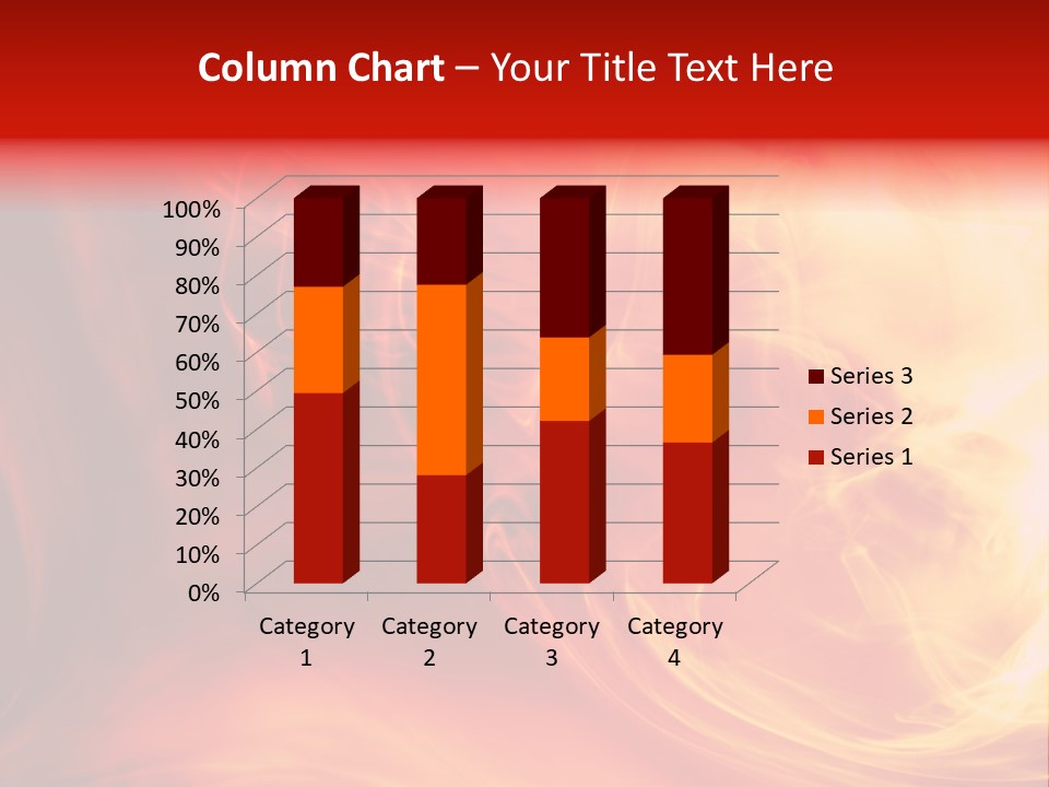 Magical Fiery Background PowerPoint Template