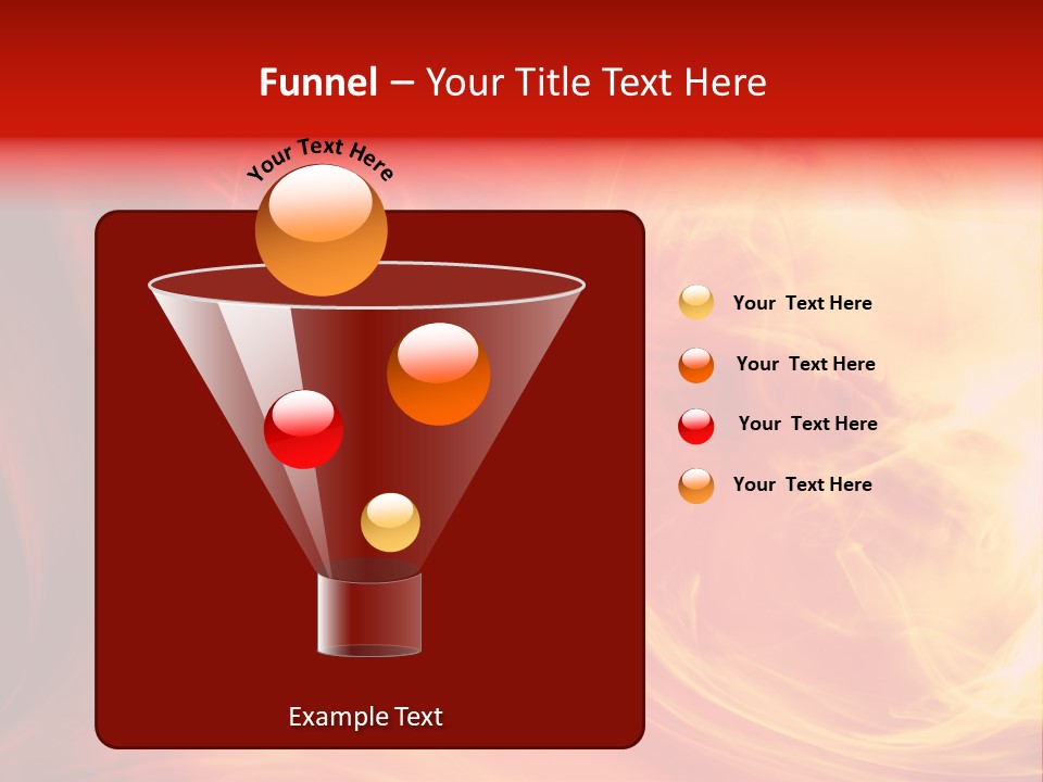 Magical Fiery Background PowerPoint Template