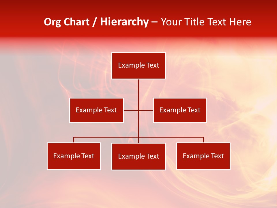 Magical Fiery Background PowerPoint Template