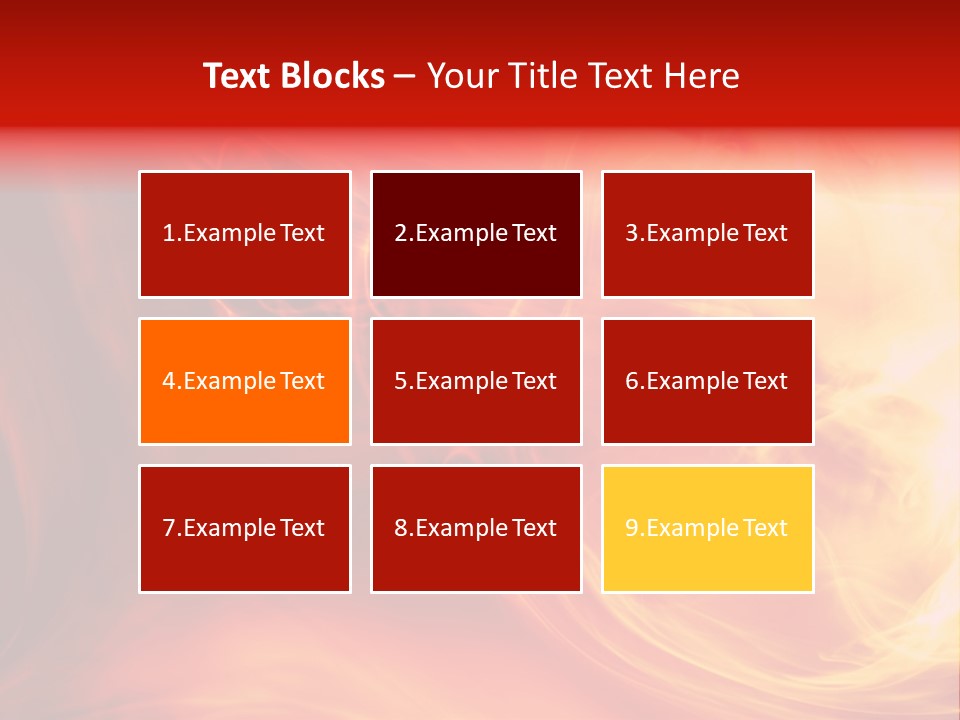 Magical Fiery Background PowerPoint Template