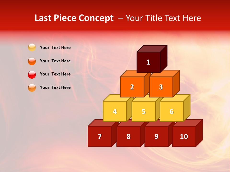 Magical Fiery Background PowerPoint Template