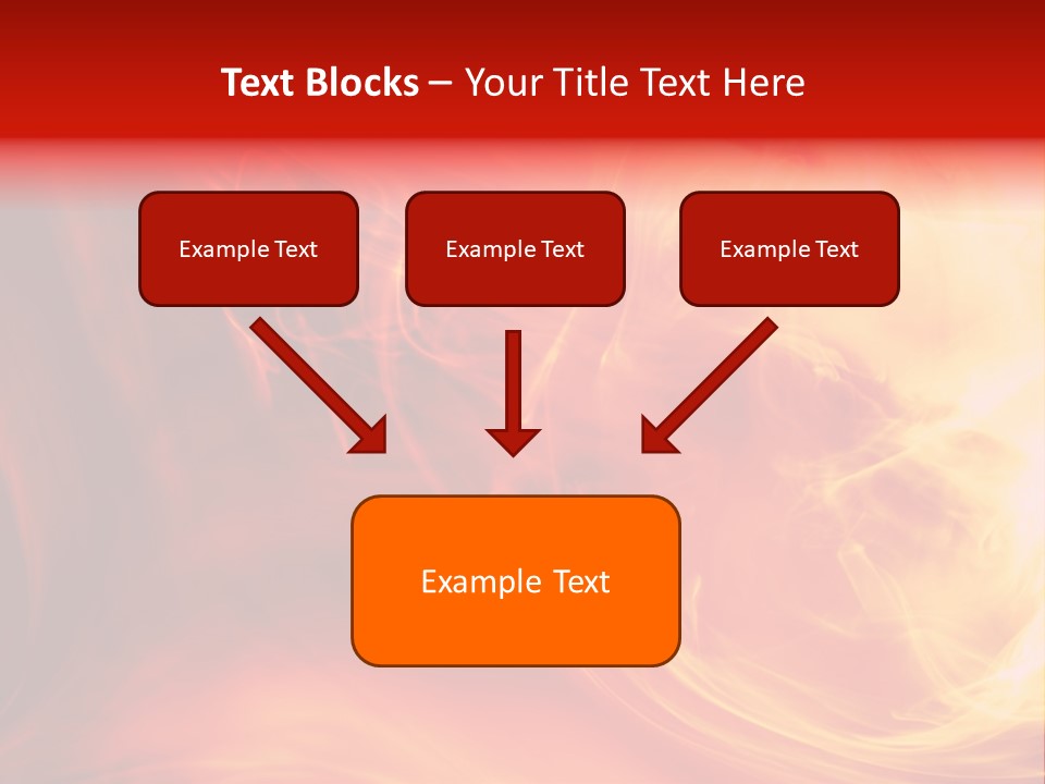 Magical Fiery Background PowerPoint Template