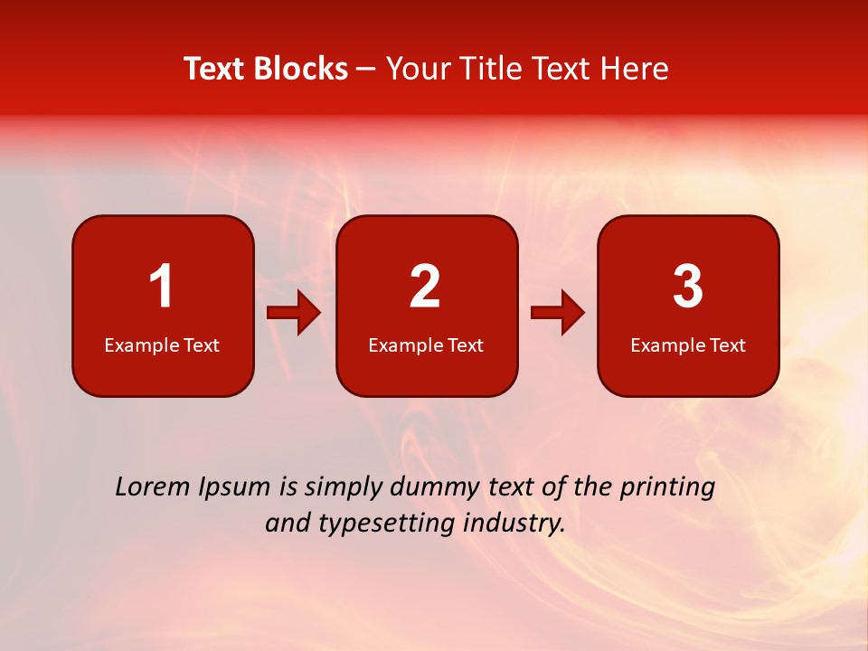 Magical Fiery Background PowerPoint Template