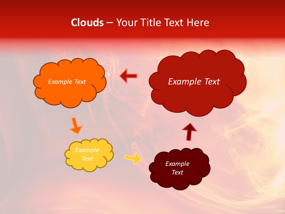 Magical Fiery Background PowerPoint Template