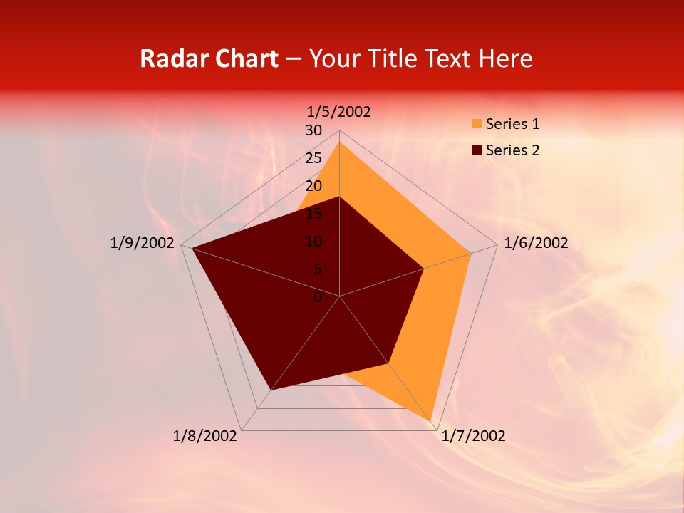 Magical Fiery Background PowerPoint Template