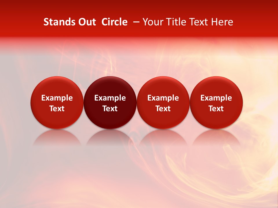 Magical Fiery Background PowerPoint Template