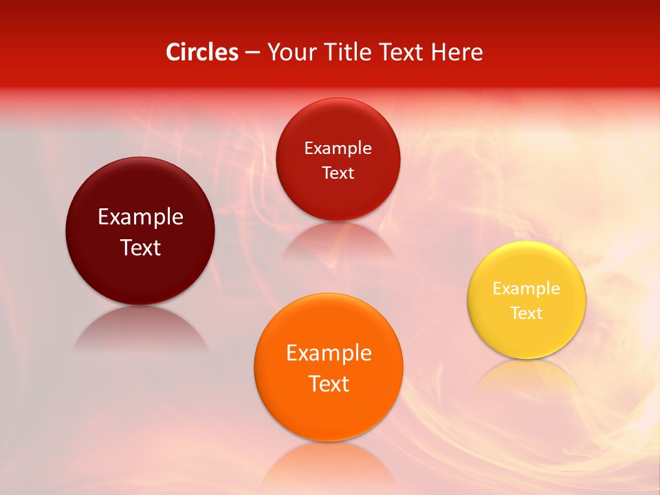 Magical Fiery Background PowerPoint Template