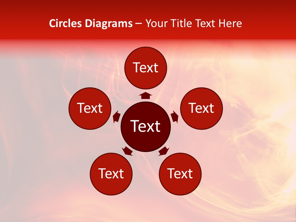 Magical Fiery Background PowerPoint Template