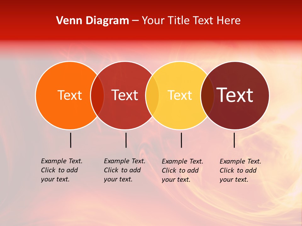 Magical Fiery Background PowerPoint Template