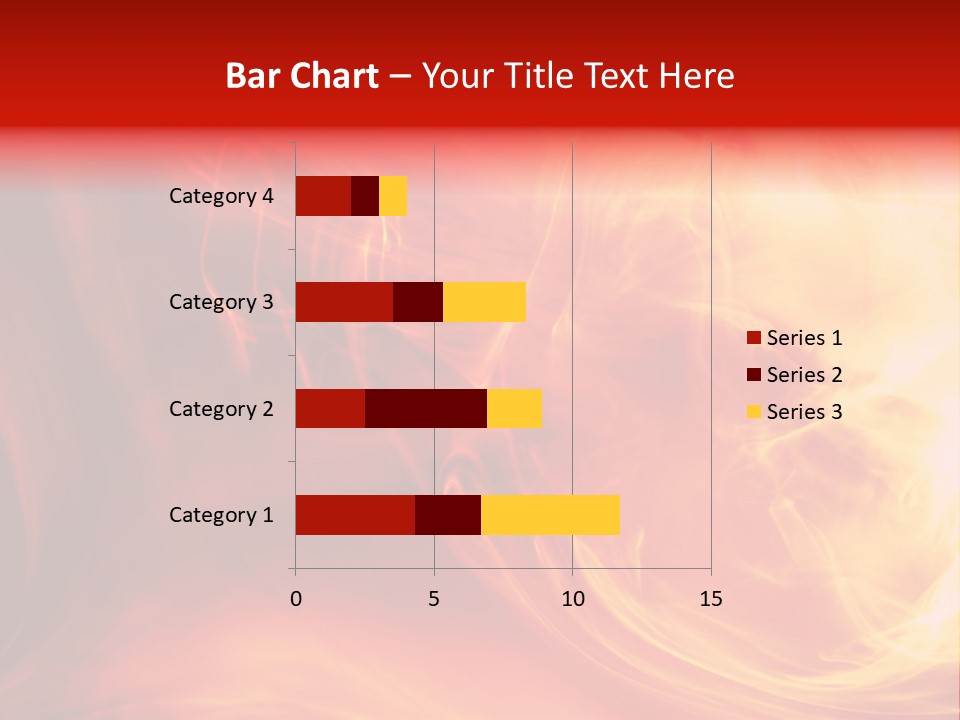 Magical Fiery Background PowerPoint Template