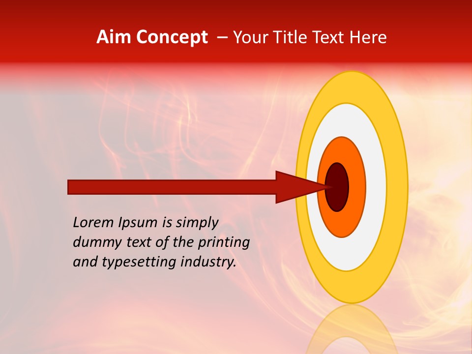 Magical Fiery Background PowerPoint Template