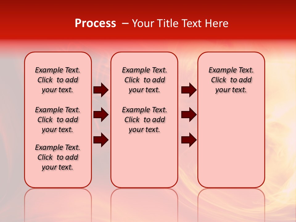 Magical Fiery Background PowerPoint Template