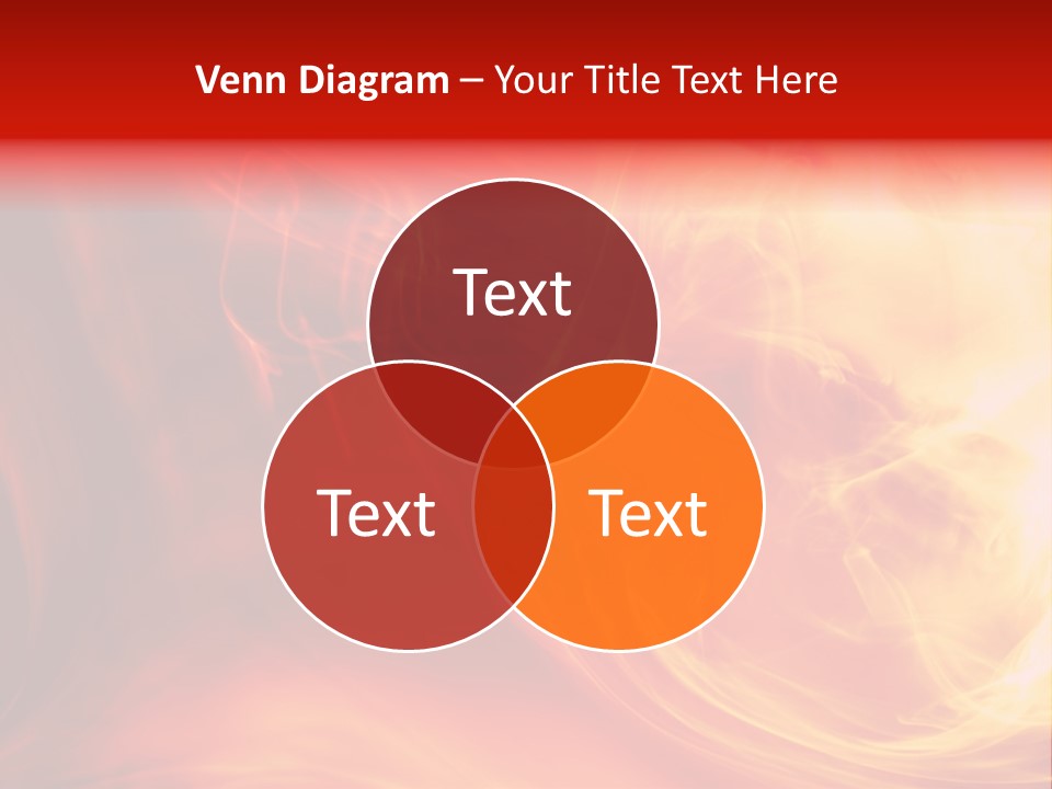 Magical Fiery Background PowerPoint Template