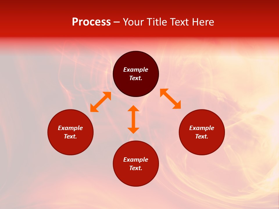 Magical Fiery Background PowerPoint Template