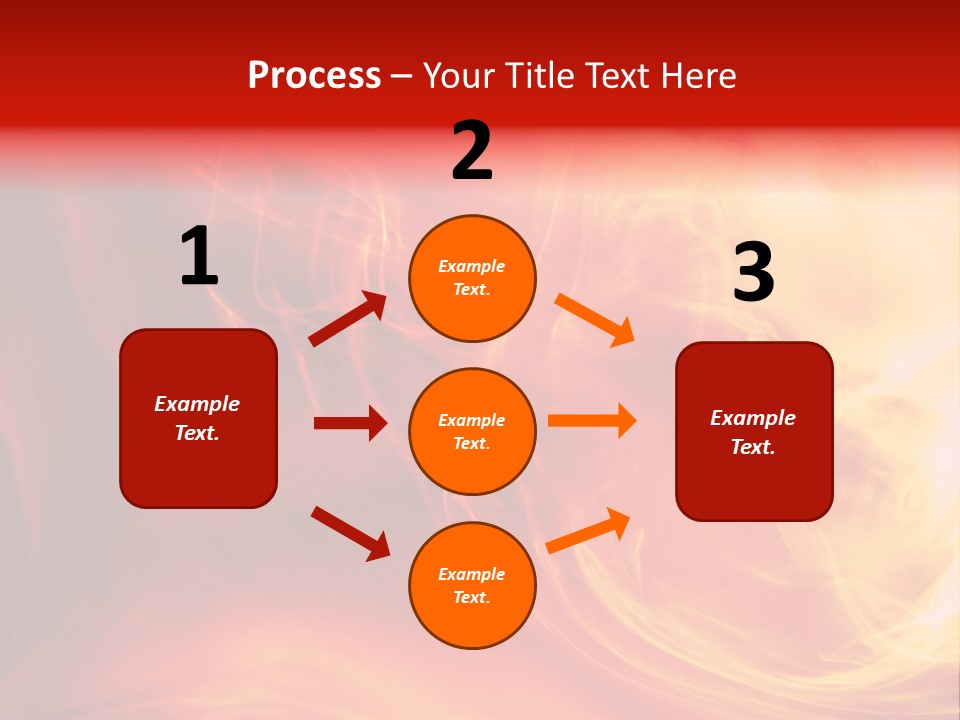 Magical Fiery Background PowerPoint Template