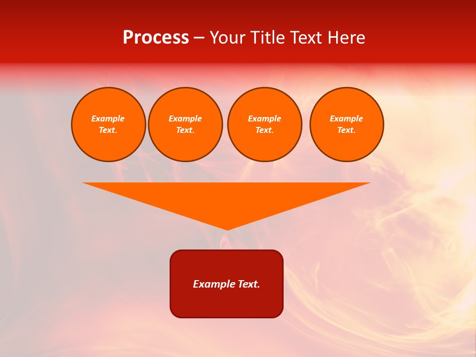 Magical Fiery Background PowerPoint Template