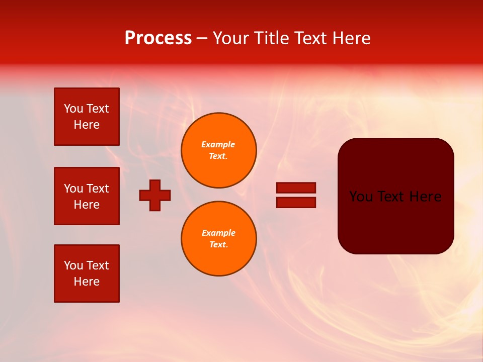 Magical Fiery Background PowerPoint Template