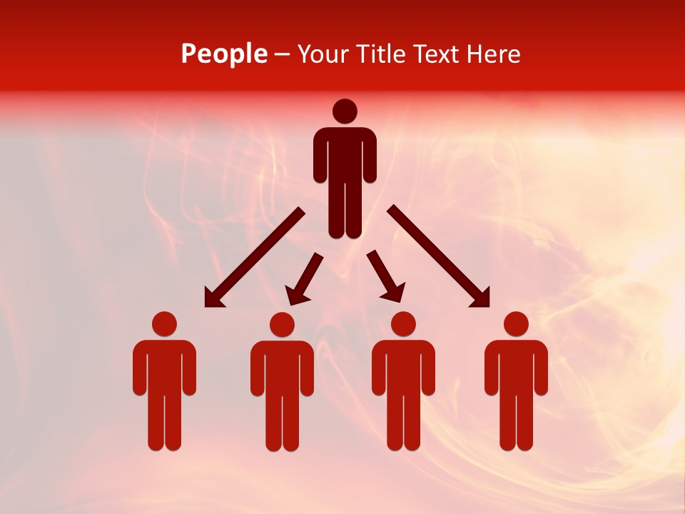 Magical Fiery Background PowerPoint Template