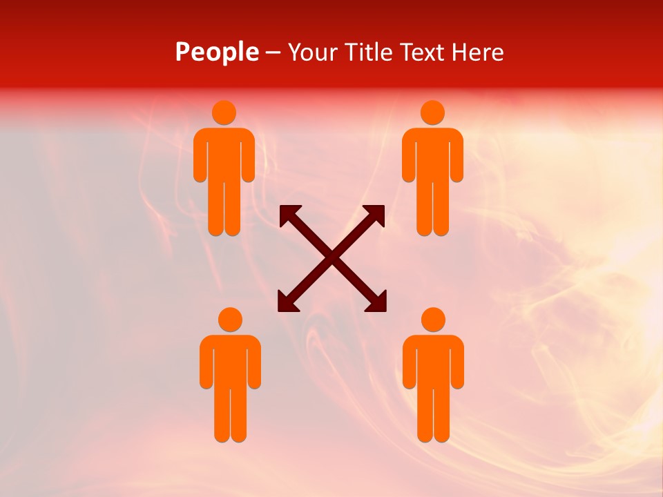 Magical Fiery Background PowerPoint Template