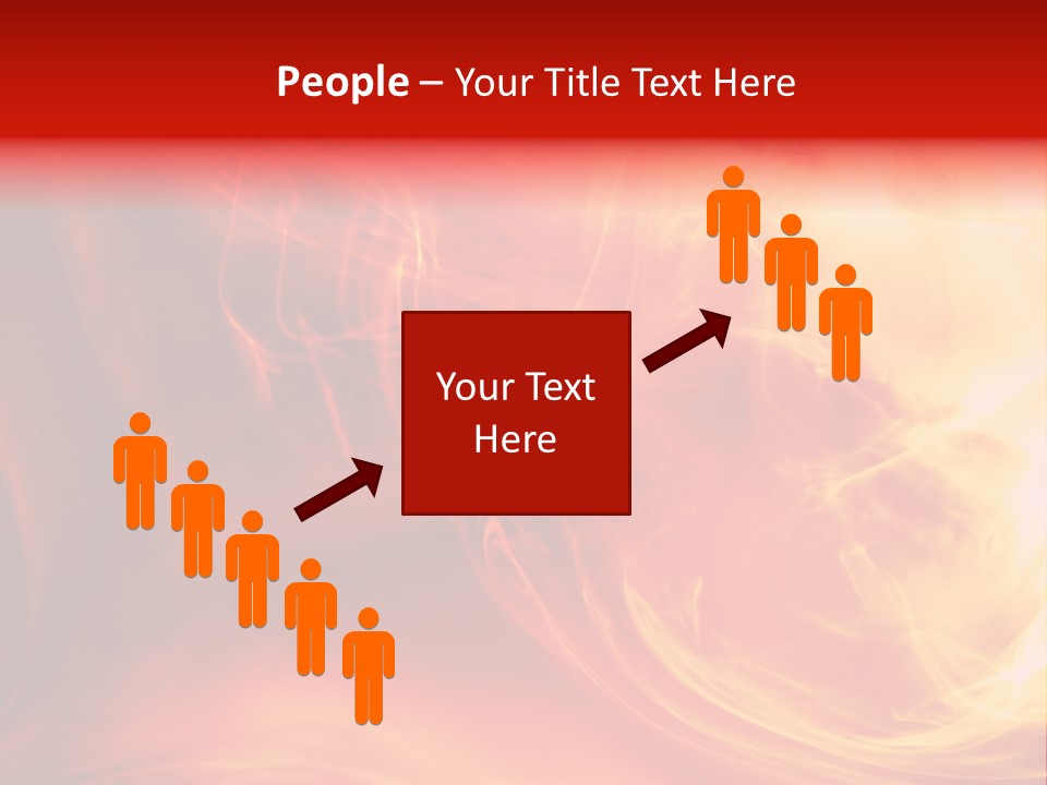 Magical Fiery Background PowerPoint Template