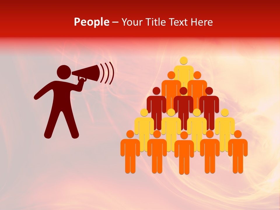 Magical Fiery Background PowerPoint Template