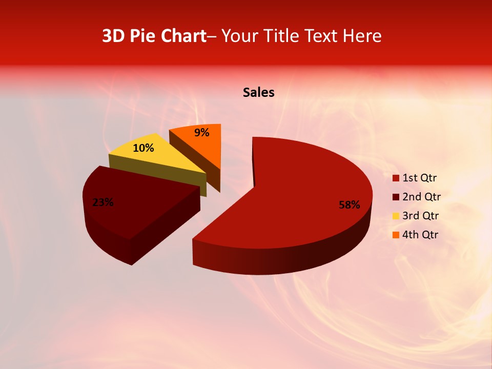 Magical Fiery Background PowerPoint Template