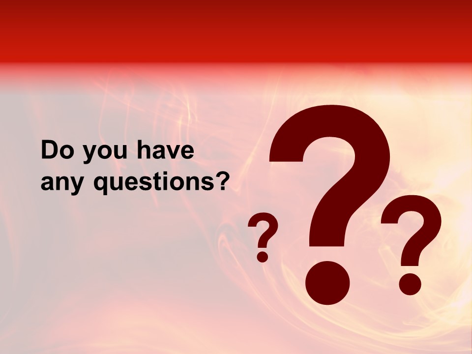 Magical Fiery Background PowerPoint Template