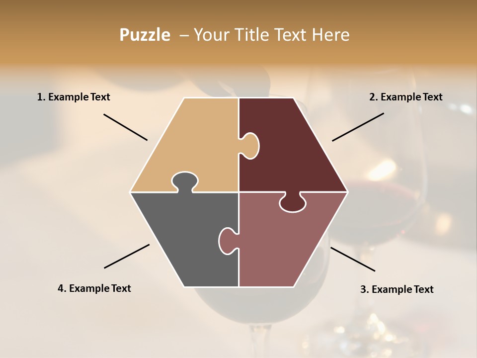 Two Glasses Being Filled With Red Wine At A Tasting Event PowerPoint Template