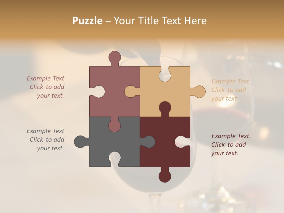 Two Glasses Being Filled With Red Wine At A Tasting Event PowerPoint Template