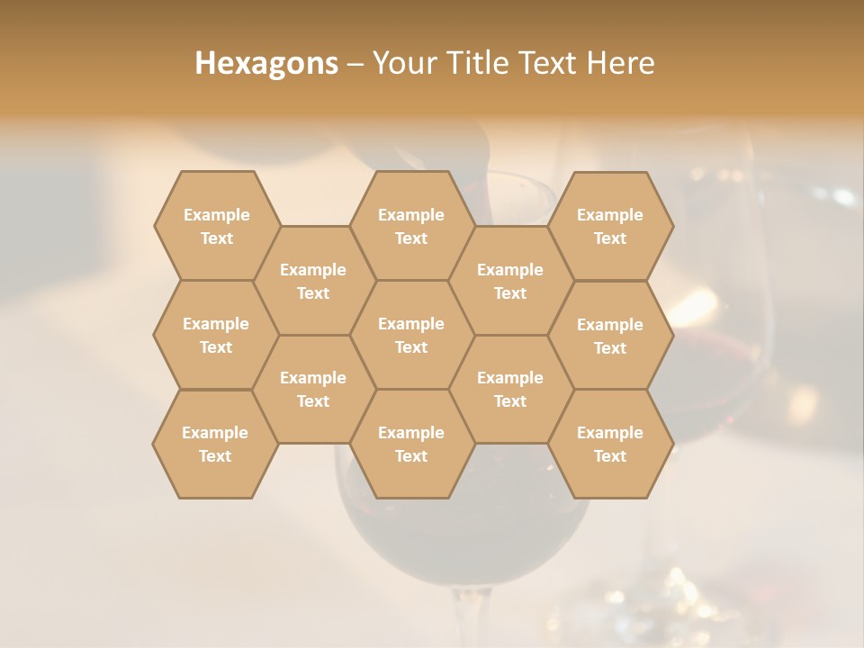 Two Glasses Being Filled With Red Wine At A Tasting Event PowerPoint Template