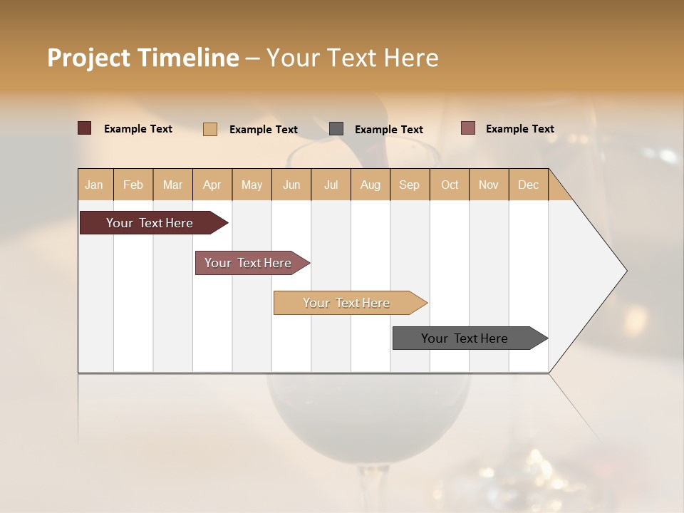 Two Glasses Being Filled With Red Wine At A Tasting Event PowerPoint Template