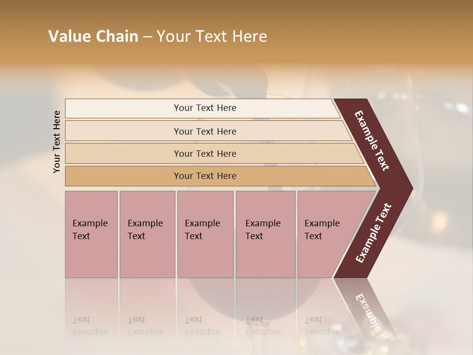 Two Glasses Being Filled With Red Wine At A Tasting Event PowerPoint Template