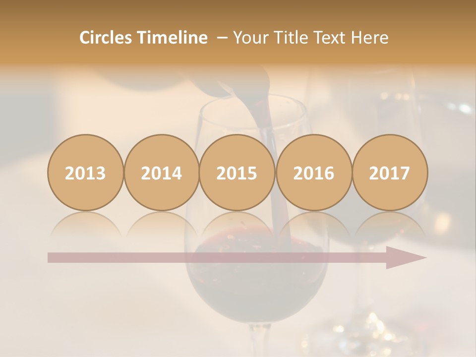 Two Glasses Being Filled With Red Wine At A Tasting Event PowerPoint Template