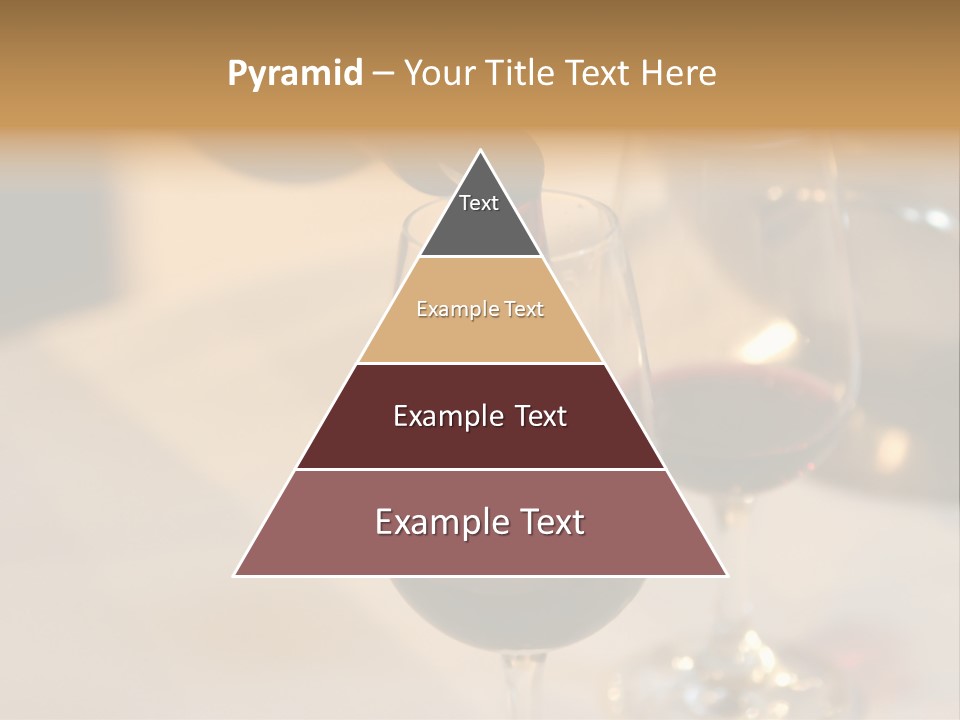 Two Glasses Being Filled With Red Wine At A Tasting Event PowerPoint Template