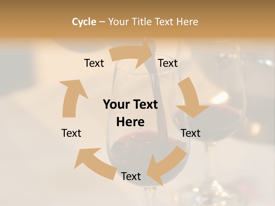 Two Glasses Being Filled With Red Wine At A Tasting Event PowerPoint Template