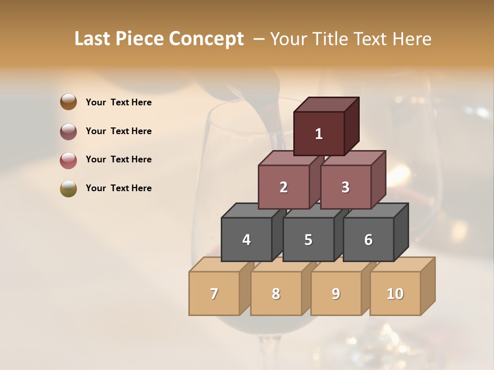 Two Glasses Being Filled With Red Wine At A Tasting Event PowerPoint Template