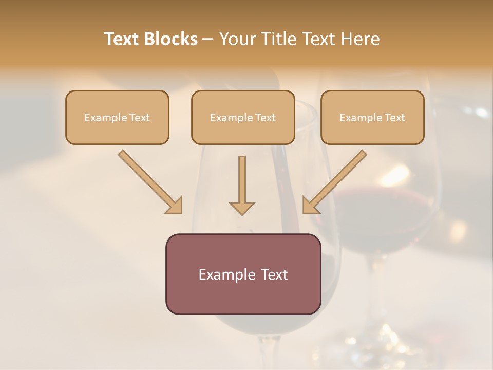 Two Glasses Being Filled With Red Wine At A Tasting Event PowerPoint Template