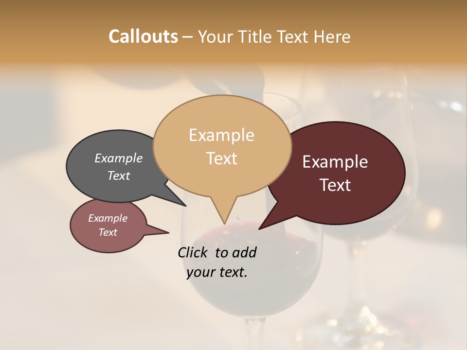 Two Glasses Being Filled With Red Wine At A Tasting Event PowerPoint Template