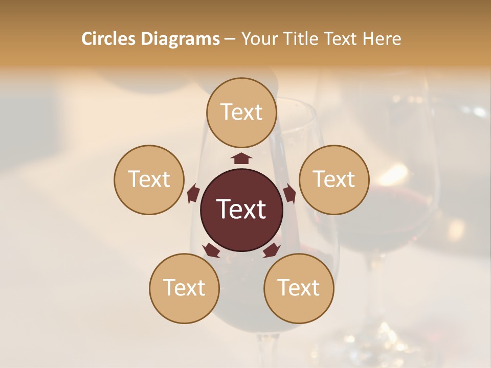 Two Glasses Being Filled With Red Wine At A Tasting Event PowerPoint Template