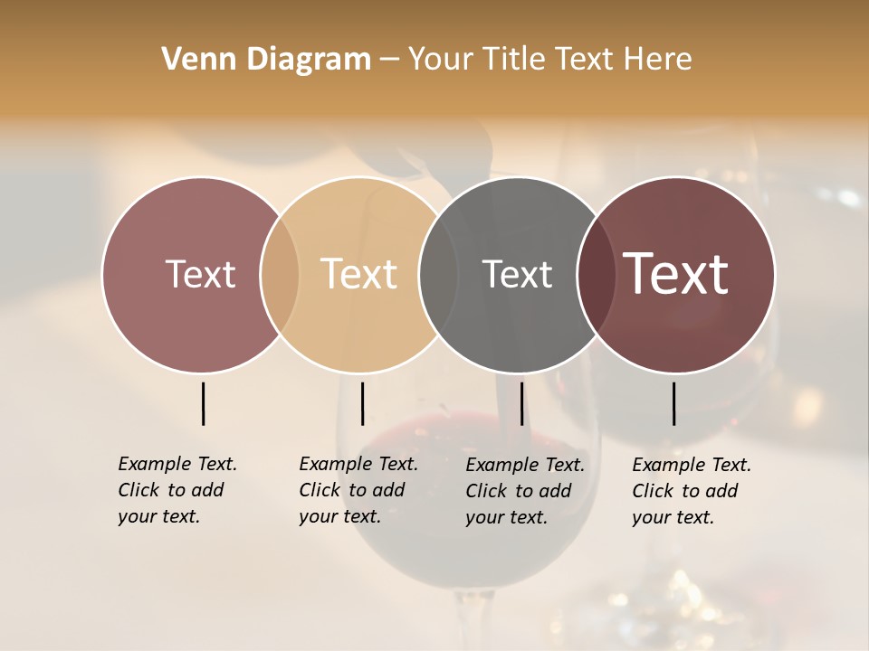 Two Glasses Being Filled With Red Wine At A Tasting Event PowerPoint Template