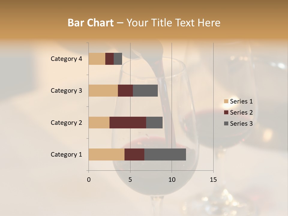 Two Glasses Being Filled With Red Wine At A Tasting Event PowerPoint Template