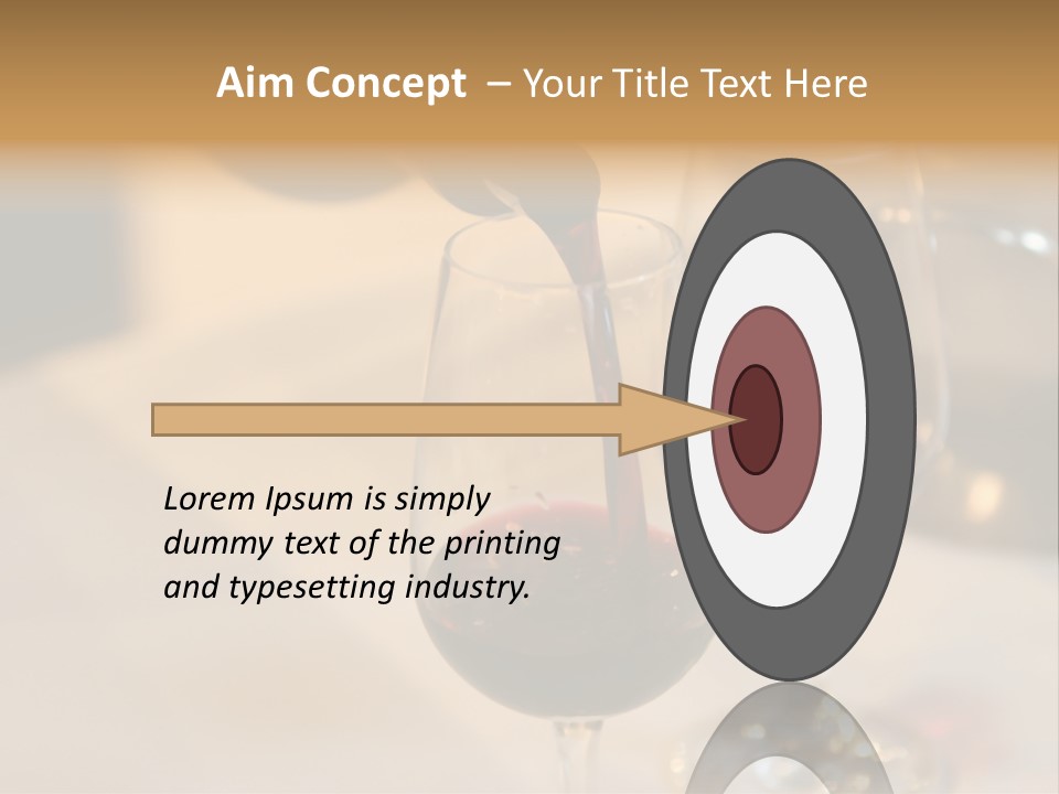 Two Glasses Being Filled With Red Wine At A Tasting Event PowerPoint Template