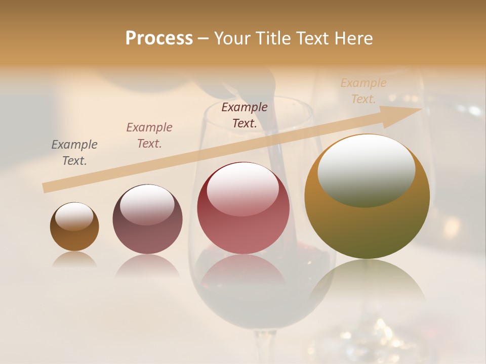 Two Glasses Being Filled With Red Wine At A Tasting Event PowerPoint Template